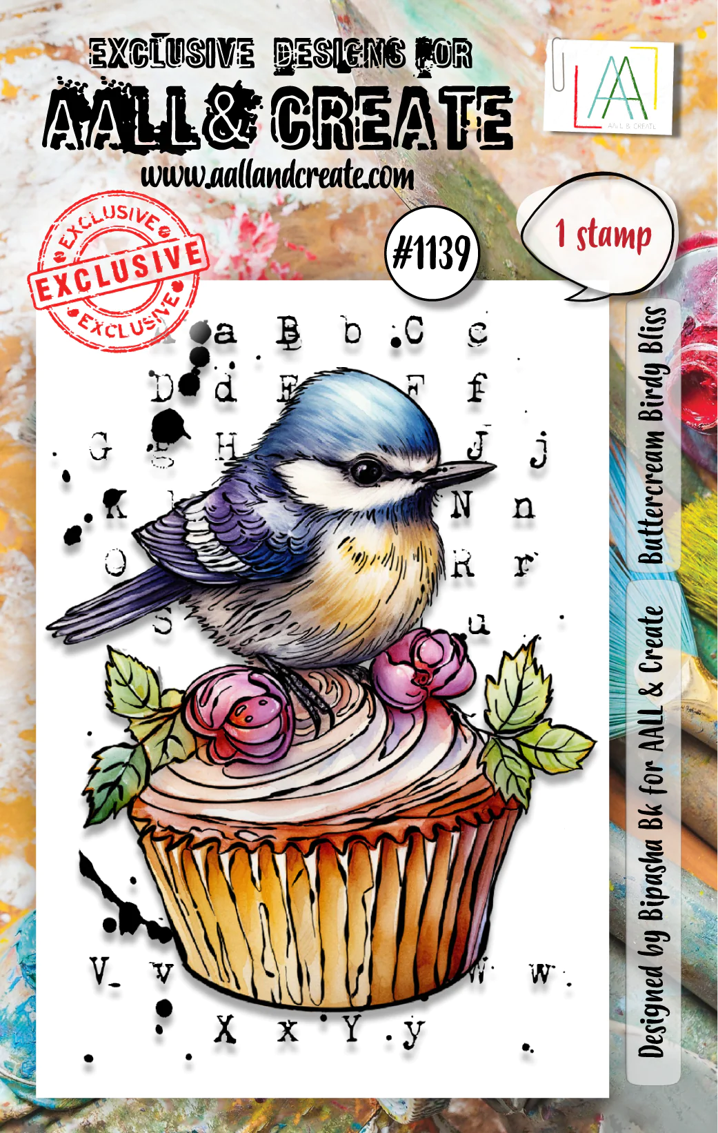 AALL--Create-Clear-Stamps---BUTTERCREAM-BIRDY-BLISS