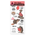 Art Impressions Clear Stamps Valentine Critters Set