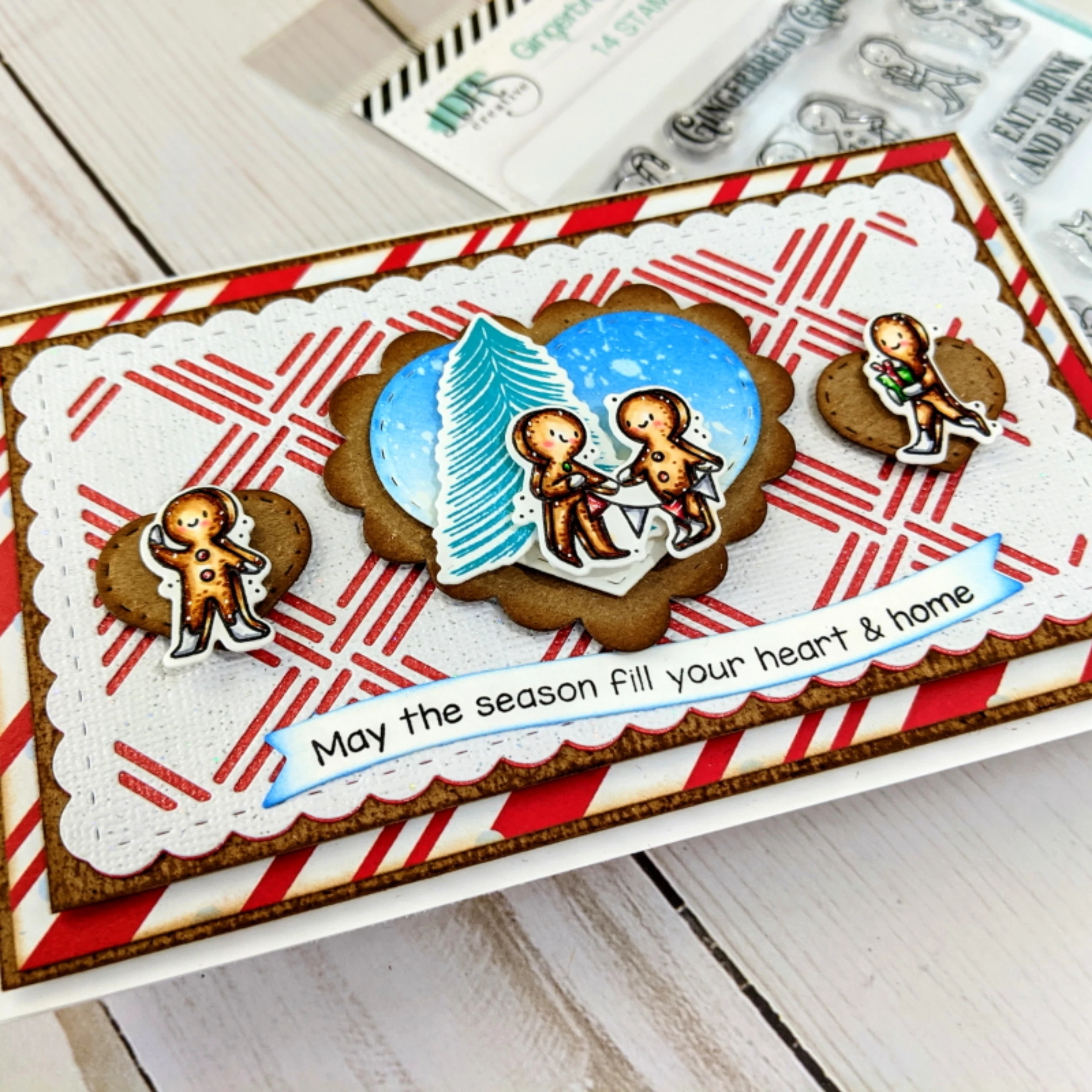 Bild 7 von LDRS Creative - Gingerbread Kisses  Stamp Set - Stempel Lebkuchenmännchen