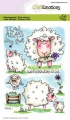CraftEmotions Stempel - clearstamps A6 - Sheep 1 Carla Creaties