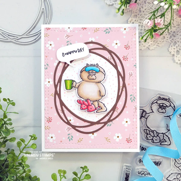 Bild 7 von Whimsy Stamps Clear Stamps  - Cat Do Mornings - Katze