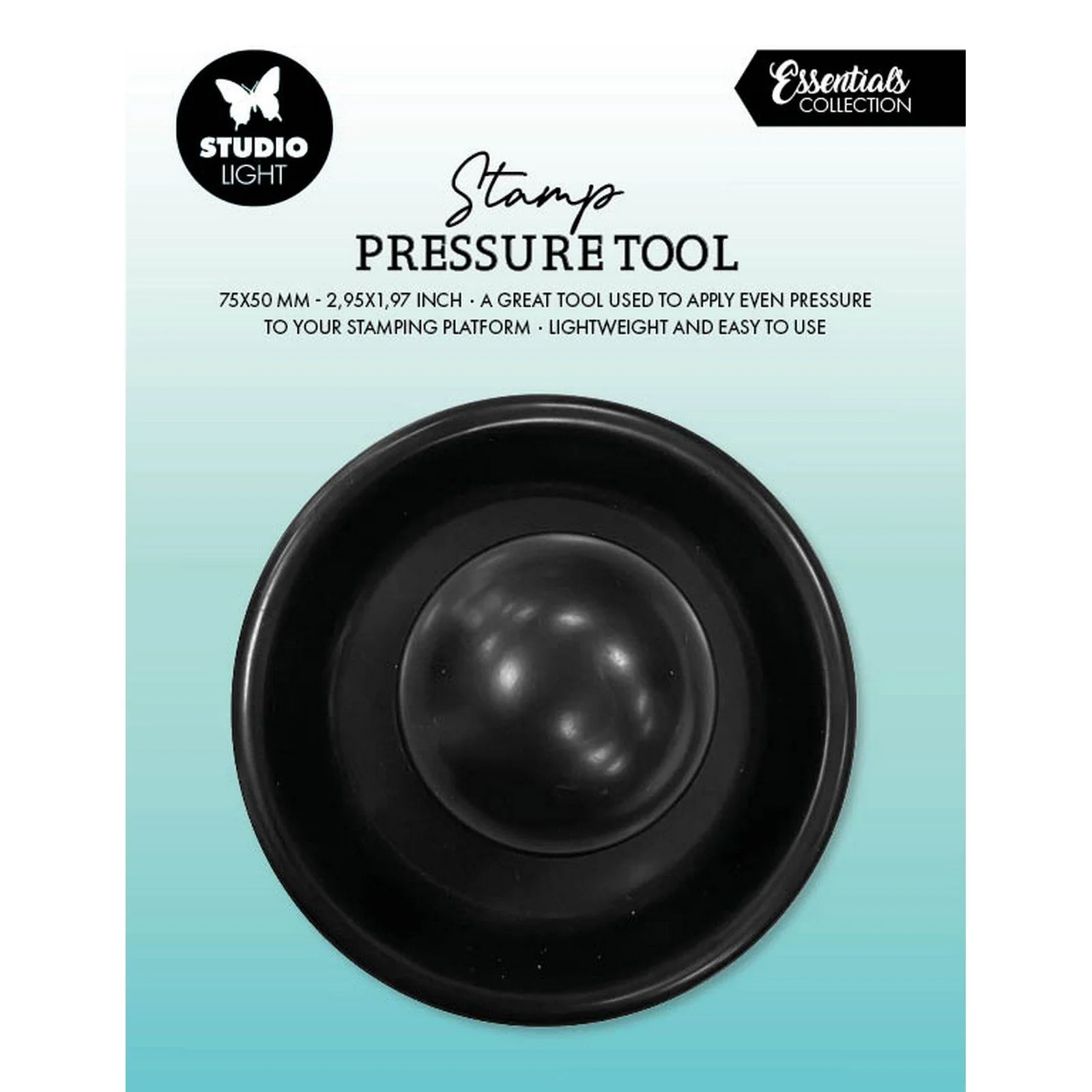 Studio Light • Stamp Pressure Tool Black - Stempeldruckwerkzeug