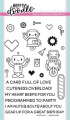 Heffy Doodle Clear Stamps Set -  Bots of Love - Stempel