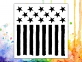 Visible Image Stencil Stars & Stripes