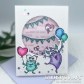 Bild 7 von Whimsy Stamps Clear Stamps - Party Monsters