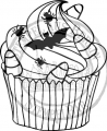 StempelBar Stempelgummi Halloween Cupcake