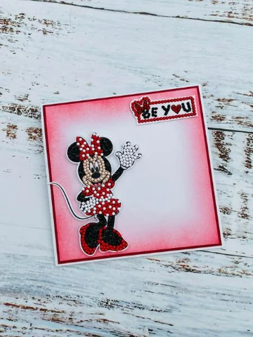 Bild 3 von Disney Mickey and Friends A6 Crystal Art Stamp - Minnie Mouse - Clear Stamps