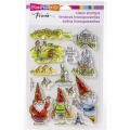 Stampendous Perfectly Clear Stamps - Gnome Travels - Gnome auf Reisen