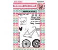 Uchi's Design Animation Clear Stamps and Dies - Enjoy the Ride - Fahrradtour