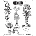 Dyan Reaveley's Dylusions Cling Stamp Gummistempel  Mini Me
