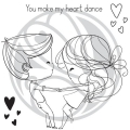 Bild 2 von The Rabbit Hole Designs Clear Stamps  - Love you More - Heart Dance