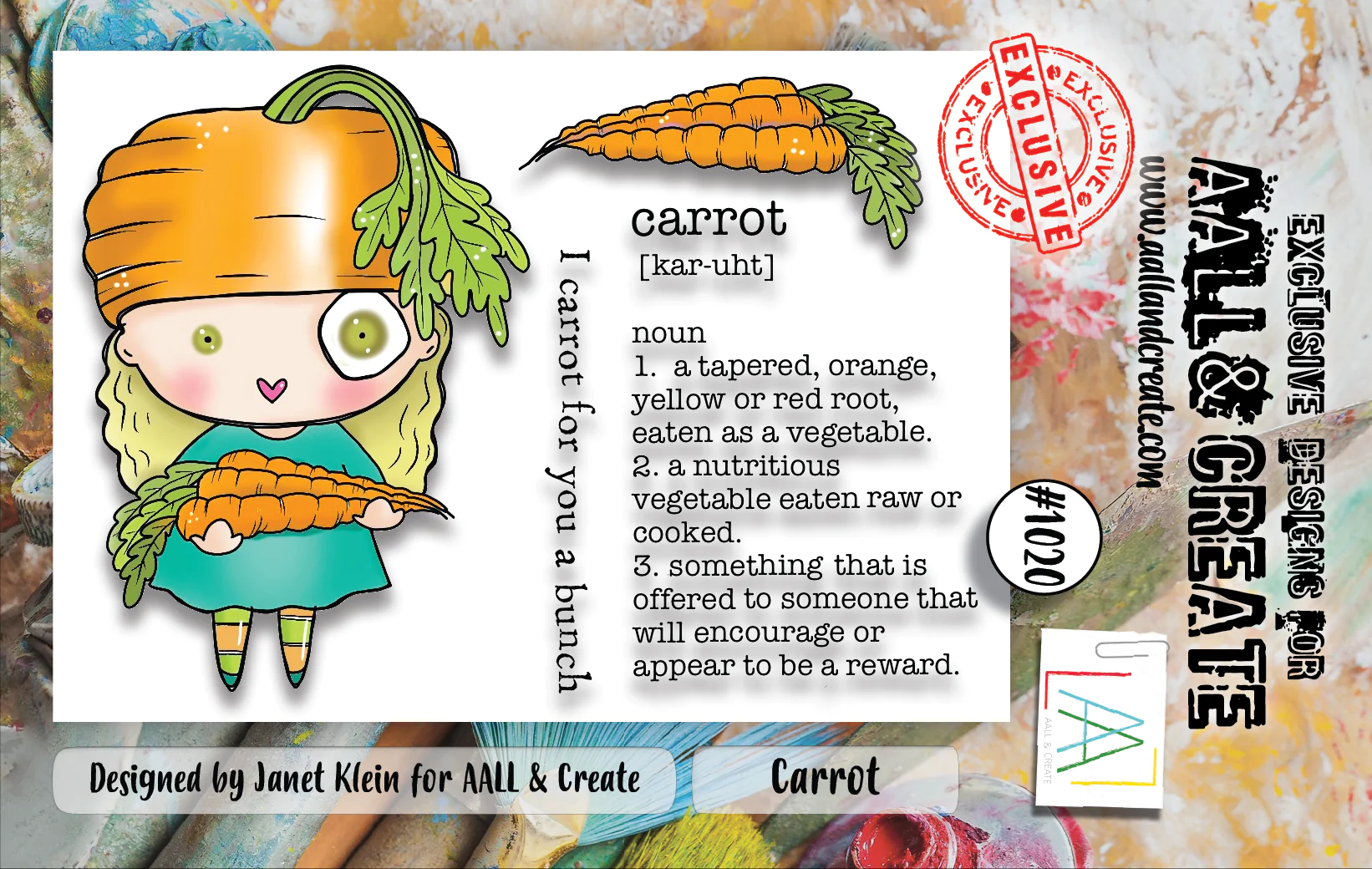 AALL & Create Clear Stamps - CARROT
