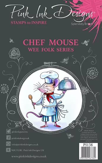 Pink Ink Designs - Stempel Chef Mouse (Koch Maus)
