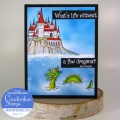 Bild 2 von Crackerbox & Suzy Stamps Cling - Gummistempel Castle of Hogwarts