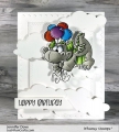 Bild 2 von Whimsy Stamps Clear Stamps - Birfday Party Dragons