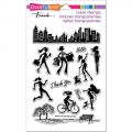 Stampendous Perfectly Clear Stamps - Sassy City