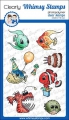 Bild 1 von Whimsy Stamps Clear Stamps  - Best Fishes - Party Fische