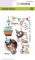 CraftEmotions Stempel - clearstamps A6 - Party 1 Carla Creaties
