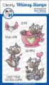 Whimsy Stamps Clear Stamps - Dudley's Valentine - Drache