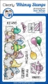 Whimsy Stamps Clear Stamps - Gnome Party Row