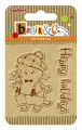 ScrapBerry's Clearstamp Basik's Happy Holiday