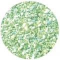 Melissa Frances Glass Glitter Pale Green