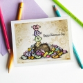 Bild 5 von Spellbinders Candy Hearts Cling Rubber Stamp Set - House Mouse Stempelgummi