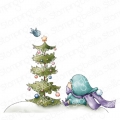 Bild 1 von Gummistempel Stamping Bella Cling Stamp BUNDLE GIRL WITH A CHRISTMAS TREE AND A BIRDIE