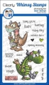 Whimsy Stamps Clear Stamps  - Get Well Dragons -Gute Besserung Drachen