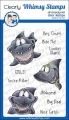 Whimsy Stamps Clear Stamps - Lookin' Shark -Hai 