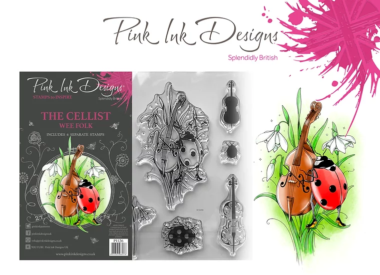 Bild 14 von Pink Ink Designs - Stempel The Cellist - Cellist