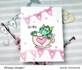 Bild 7 von Whimsy Stamps Clear Stamps - Dudley's Valentine - Drache
