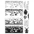 Hero Arts Color Layering HeroScapes Clear Stamps - Tulip Field
