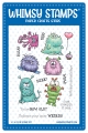 Whimsy Stamps Clear Stamps - Monster Daze
