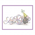 Bild 3 von Spellbinders Party Streamers Cling Rubber Stamp Set - House Mouse Stempelgummi