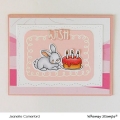 Bild 5 von Whimsy Stamps Clear Stamps - A Bunny Birthday - Hase