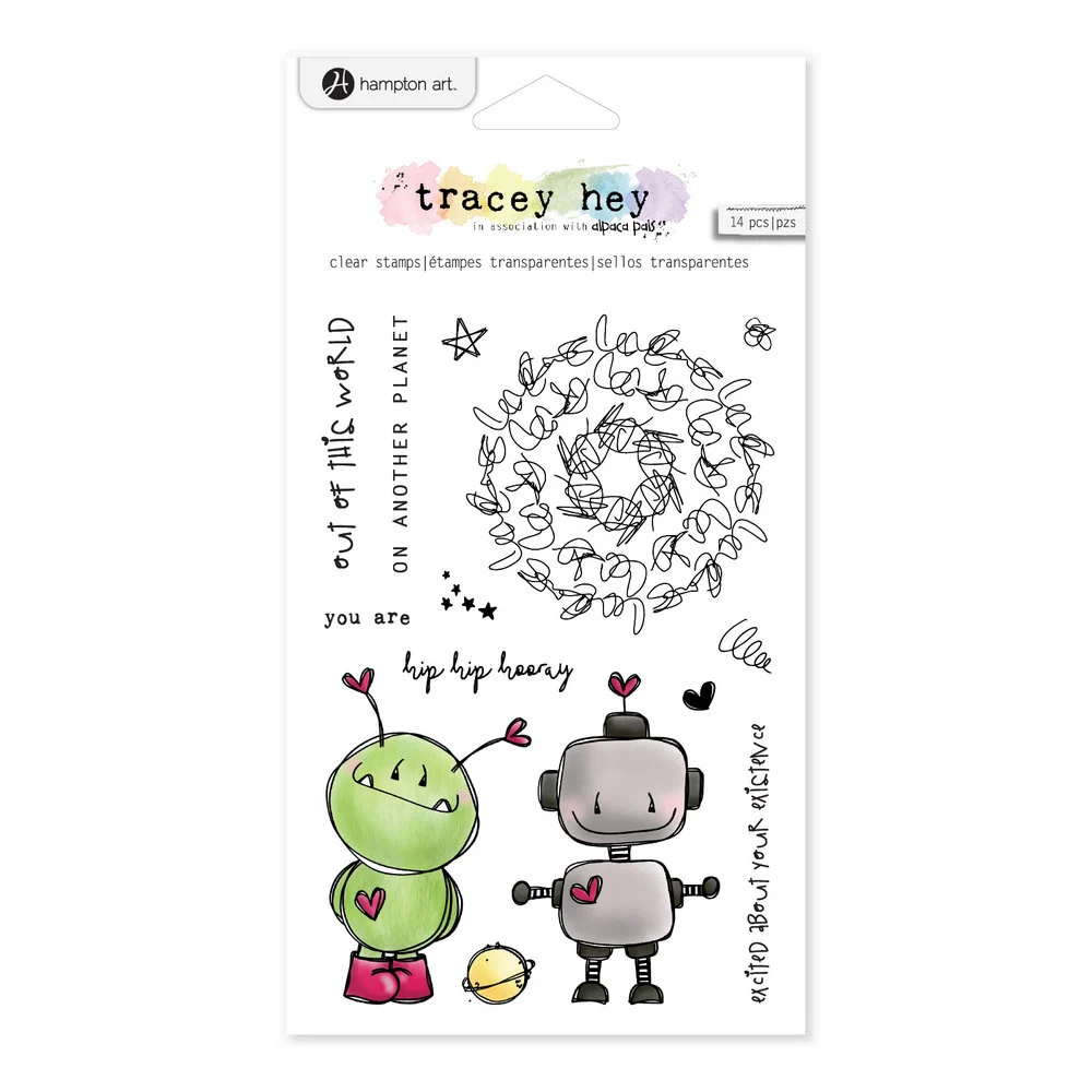 Bild 1 von Hampton Art Stamp Clear Stamps - Tracey Hey - Out of This World