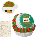 Wilton Backzubehör Snowman Cupcake Decorating Kit