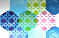 Bild 8 von Gellis Arts - Gel Printing Plate Druckplatte Minis-Round, Square, Triangle