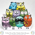 Bild 1 von The Rabbit Hole Designs Clear Stamps  - OWL-Right - Eulen