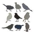 Bild 2 von Sizzix Thinlits Die by Tim Holtz - Stanzschablone - Silhouette Birds - Vögel