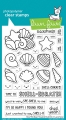 Lawn Fawn Clear Stamps  - how you bean? seashell add-on - Muscheln