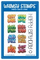 Whimsy Stamps Clear Stamps - Sentiment Tiles - Happy Birthday