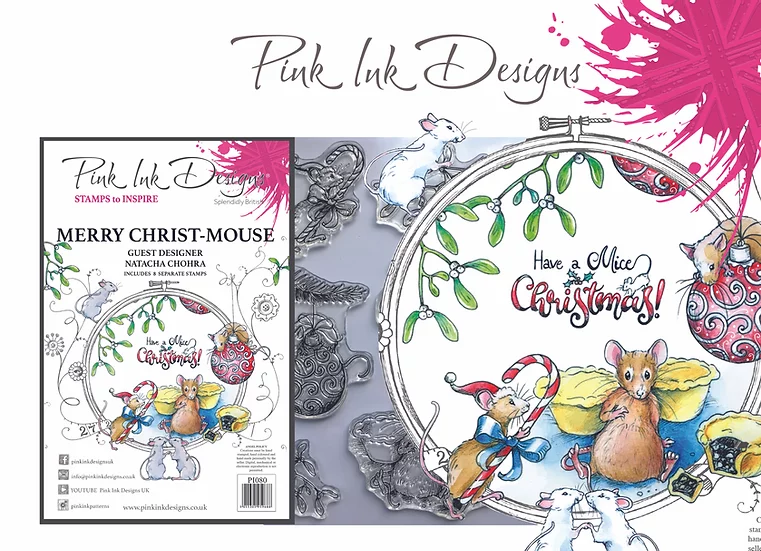 Bild 2 von Pink Ink Designs - Stempel  Merry Christ-Mouse