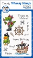 Whimsy Stamps Clear Stamps  - Arrgg! Pirates - Pirat