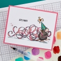 Bild 2 von Spellbinders Party Streamers Cling Rubber Stamp Set - House Mouse Stempelgummi