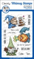 Whimsy Stamps Clear Stamps  - Gnome Birthdays -  Gnomengeburtstage