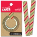 SMASH Paper Tape Holiday Stripe