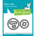 Lawn Fawn Cuts  - Stanzschablone Reveal Wheel Circle Sentiments