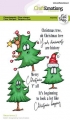 CraftEmotions Stempel - clearstamps A6 - Xmas trees 2 (Eng) Carla Creaties - Weihnachtsbaum